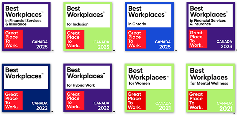 Great Place to Work badges